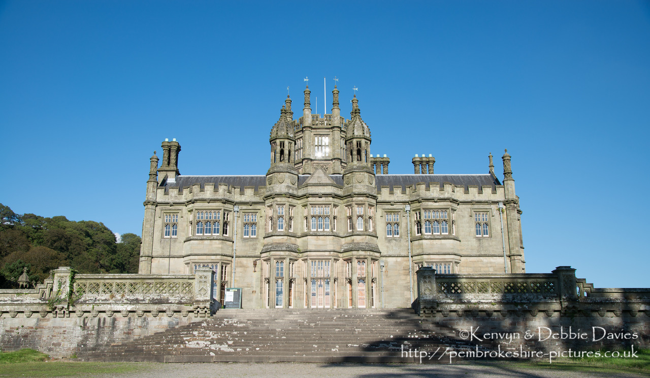 Built between 1830 and 1840, Margam Castle is actually a country house built in the Tudor Gothic style. It is currently used for location filming of Dr. Who and Da Vinci's Demons.